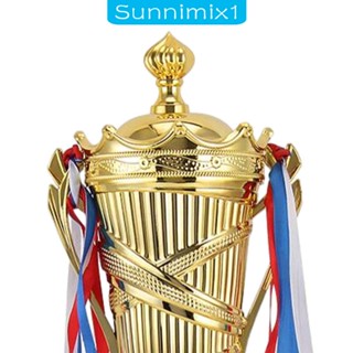 [Sunnimix1] ถ้วยรางวัล พร้อมริบบิ้น สําหรับเด็ก ผู้ใหญ่ เล่นบาสเก็ตบอล ปาร์ตี้