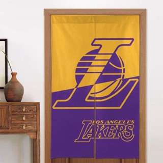 La Lakers ผ้าม่านทึบแสง เป็นส่วนตัว สร้างสรรค์ สําหรับติดประตูห้องนอน ห้องนั่งเล่น 86x143 ซม. (34X56 นิ้ว)