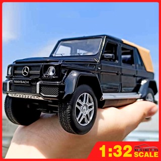 Klt โมเดลรถยนต์โลหะ 1:32 Mercedes Benz G650 ของเล่นสําหรับเด็กผู้ชาย