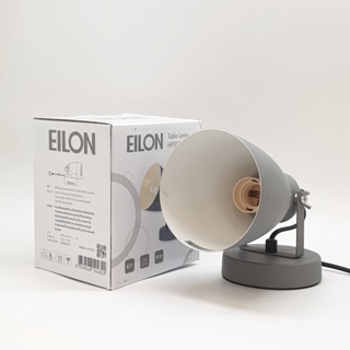 good.tools-EILON โคมไฟตั้งโต๊ะวินเทจ 40 W รุ่น HFT0366B-1A ขั้ว E27 สีเทา ถูกจริงไม่จกตา