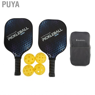 Puya Pickleball Equipments With Storage Bag 2 Paddles And 4 Ball Set Hot