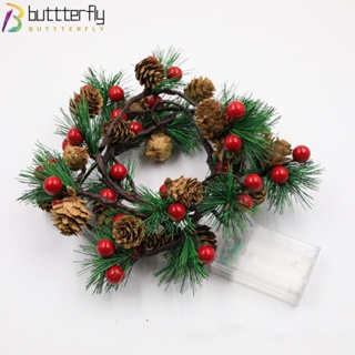 Buttterfly สายไฟหิ่งห้อย Led 20 ดวง 2 เมตร สีแดง สําหรับตกแต่งต้นคริสต์มาส