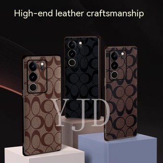 Yjd เคสโทรศัพท์หนังนิ่ม กันกระแทก แฟชั่นหรูหรา สําหรับ Vivo V29 Pro