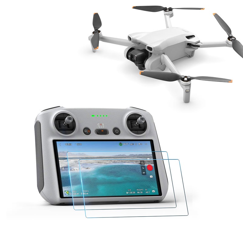 Startrc เหมาะสําหรับ DJI Air 3S/Mini 4 pro/Air 3 RC 2 พร้อมหน้าจอรีโมทคอนโทรลป้องกันการระเบิดฟิล์มนิรภัยฟิล์มป้องกันอุปกรณ์เสริม