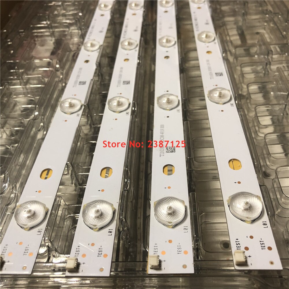 1 ชุด = 4 ชิ้น LED Backligh Strip 8 โคมไฟ LB-C390X14-E3-A-G1-RF1 RF-AC390E32-0801S-11 สําหรับ 39D200