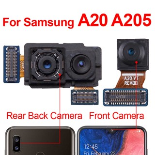 ของแท้ อะไหล่กล้องหลัก หน้า หลัง แบบเปลี่ยน สําหรับ Samsung A20 A205 Galaxy A20 A205 SM-A205F