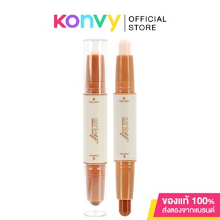 Ashley Double Stick 3.1g ไฮไลท์และคอนทัวร์แท่งสติ๊กแบบพกพา.