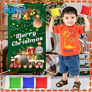 Suhe ธงแบนเนอร์ ลายเกม Merry Christmas 2022 โยนได้ ปลอดภัย สําหรับปาร์ตี้คริสต์มาส