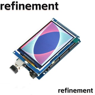 Refinement โมดูลหน้าจอสี 480x320 (พิกเซล) 3.5 นิ้ว 3.5 นิ้ว TFT LCD 16 บิต 96.6 (w) * 60.3 (L) (มม.) 5V 3.3V สําหรับ Arduino Mega2560 Arduino Mega2560