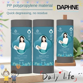 Daphne ผ้าไม่ทอ เป็นมิตรกับสิ่งแวดล้อม แบบใช้ครั้งเดียว ใช้แล้วทิ้ง อเนกประสงค์ สําหรับห้องครัว 1 ม้วน 25 ชิ้น