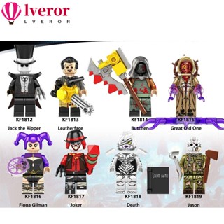 Lveror โมเดลฟิกเกอร์ Minecraf พลาสติก ขนาดเล็ก หลากสี สําหรับเด็ก 3 ชิ้น