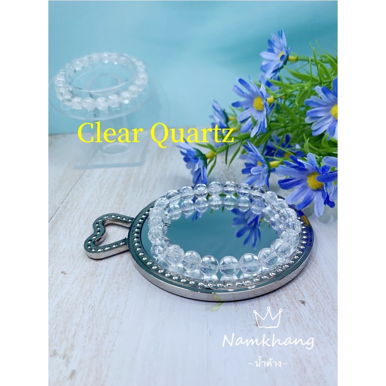 Clear Quartz คริสตัลธรรมชาติ สีขาว ล้างพลังงานลบ หินนําโชค หินมงคล