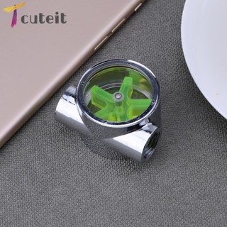 Tcuteit G1/4 5 ใบพัดโลหะ เครื่องวัดการไหลของน้ํา สําหรับระบบระบายความร้อนด้วยน้ํา PC