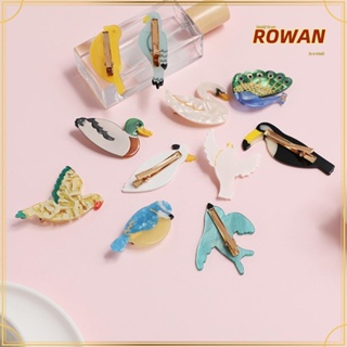 Rowans กิ๊บติดผม รูปการ์ตูนปลาฉลามน่ารัก แฟชั่นสําหรับผู้หญิง