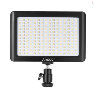 Andoer Dimmable LED Photography Lamp for Canon  DSLR Camera DV Camcorder - Portable Studio Video Light Panel