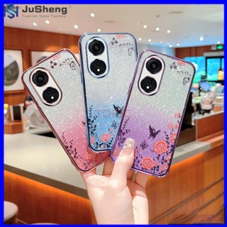 Jusheng เคสโทรศัพท์มือถือ ลายผีเสื้อกระพริบ สําหรับ oppo Reno 8T 5G A58 4G A78 4G A78 5G A98 5G Reno 8T 4G MMHY