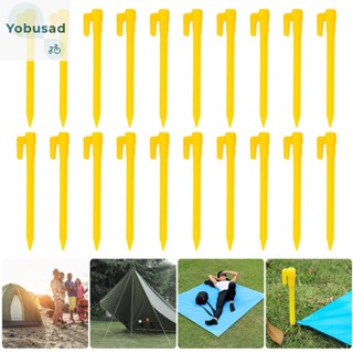 [Yobusad.th] แผ่นรองเต็นท์ กันลม สําหรับตั้งแคมป์กลางแจ้ง 20 ชิ้น