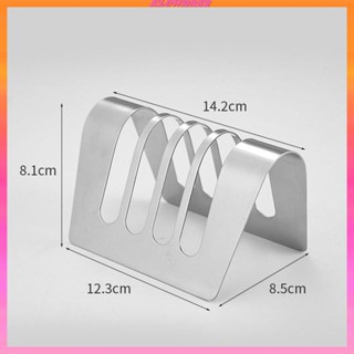 [Kloware2] ชั้นวางขนมปังปิ้ง ทรงสี่เหลี่ยมผืนผ้า 4 ช่อง สําหรับห้องครัว