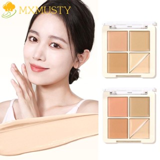 Mxmusty พาเลทคอนซีลเลอร์ 5 สี ปกปิดรูขุมขน สิว ติดทนนาน คอนซีลเลอร์ปกปิด รอยคล้ําใต้ตา ไฮไลท์ ครีมหน้า กันน้ํา เครื่องมือแต่งหน้า