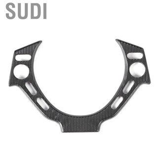 Sudi Steering Wheel Hubs Matte Dry Carbon Fiber Trim Cover Add-On Fit for Nissan GT-R R35 2009-2016 New