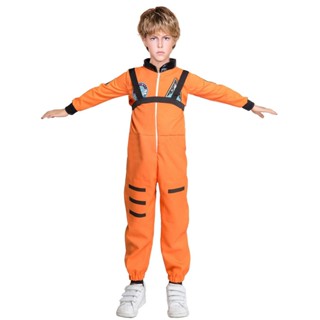 [0709]SZMRP-COS-B S-XL Boy Pilot Halloween Costume Children Stage Performance Costume Boy Astronaut Space Suit Costume Gift  Comic  Animation  Cosplay  IQMM