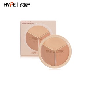 ครีม คอนทัวร์ คอนซีลเลอร์ส SIVANNA COLORS CREAM CONTOUR CONCEALER PALETTE (HF616)