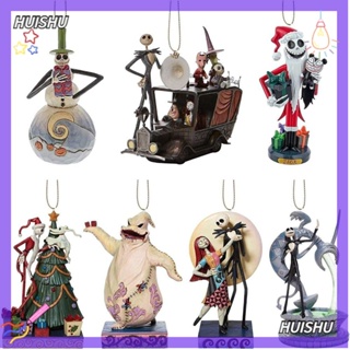 Hs จี้อะคริลิค รูปการ์ตูน The Nightmare Before Christmas สําหรับแขวนตกแต่งต้นคริสต์มาส กระจกมองหลังรถยนต์