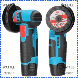 Wattle เครื่องเจียรไฟฟ้า ไร้สาย ชาร์จแบตเตอรี่ 800W สีเหลือง