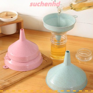 Suchenhd กรวยจ่ายของเหลวไวน์ พลาสติก ขนาดใหญ่ อเนกประสงค์ สีฟ้า ขนาดเล็ก แขวนได้ สําหรับห้องครัว 4 ชิ้น