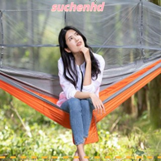 Suchenhd เปลแขวน แบบพกพา น้ําหนักเบา สําหรับตั้งแคมป์ 2 คน