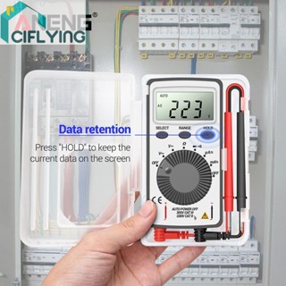 [Ciflys.Th] มัลติมิเตอร์ดิจิทัล LCD AC DC โวลต์มิเตอร์ แอมมิเตอร์ แบบพกพา อัตโนมัติ