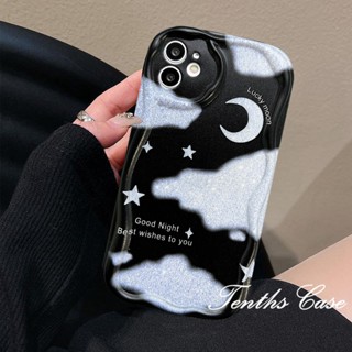 เคสโทรศัพท์มือถือนิ่ม ขอบโค้ง ลายดวงจันทร์ ดาว 3D เรียบง่าย สําหรับ Infinix Hot 30i30Play20i 20Play Smart 7 5 2020 6 6Plus Note 30Pro TECNO Spark 10C Camon 20 Hot 8Lite 9 12 11 10 Play