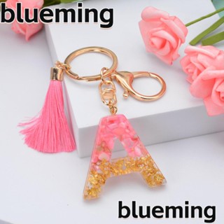 Blueming2 พวงกุญแจเรซิ่น จี้ตัวอักษร สร้างสรรค์ สําหรับห้อยกระเป๋า เครื่องประดับ