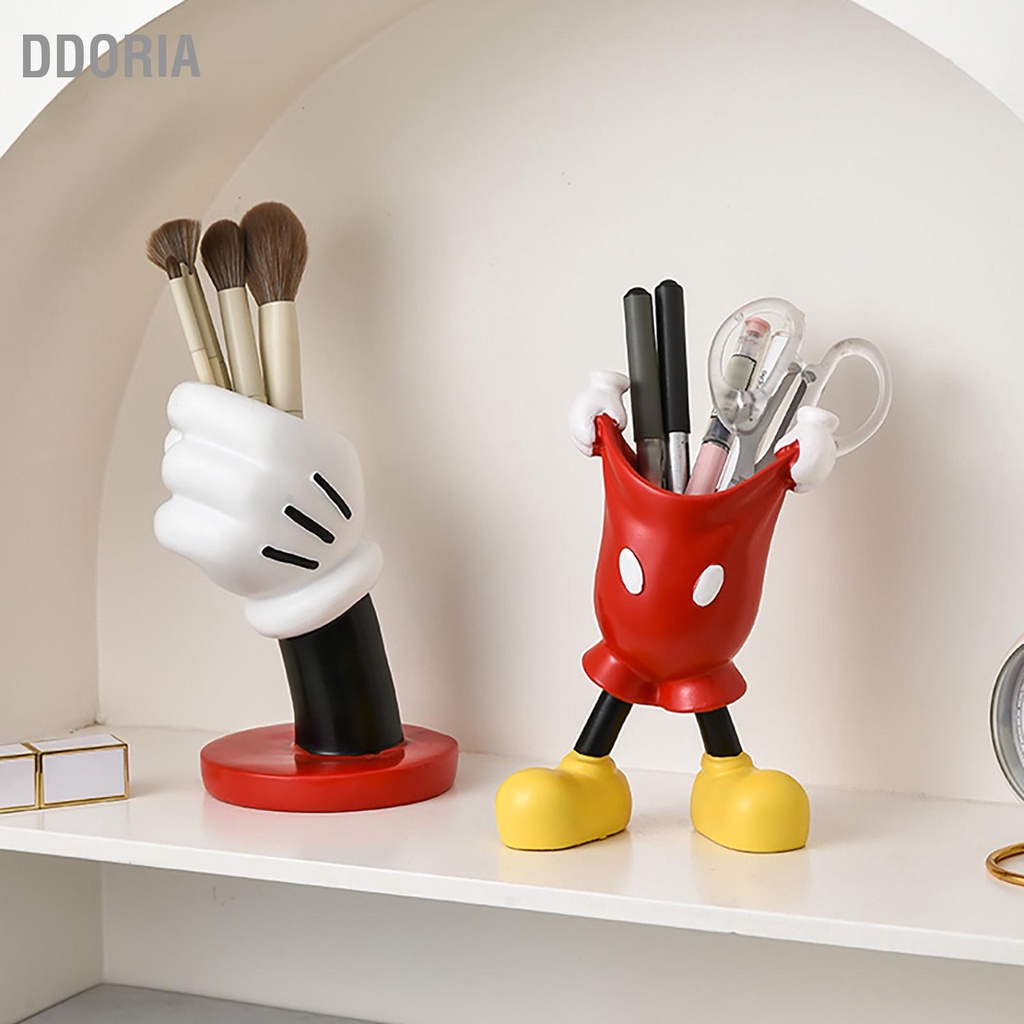 DDORIA ผู้ถือปากกาการ์ตูนน่ารักอะนิเมะเดสก์ท็อปเครื่องเขียนปากกาผู้ถือเครื่องประดับผู้ถือแปรงแต่งหน้า