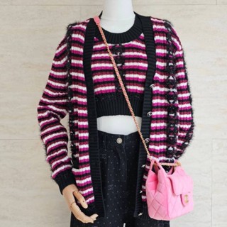 ♥ เช็คสินค้าก่อนสั่ง CHANEL KNIT CARDIGAN เสื้อคลุม คาดิแกน ผ้านิตวูล ชาแนล