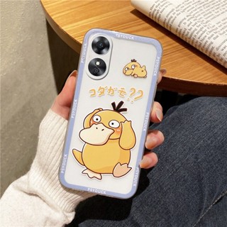 ใหม่ เคสโทรศัพท์มือถือ ซิลิโคนนิ่ม ใส บางมาก กันกระแทก ลายการ์ตูนเป็ดน่ารัก เรียบง่าย สําหรับ OPPO A38 4G 2023 A38 4G