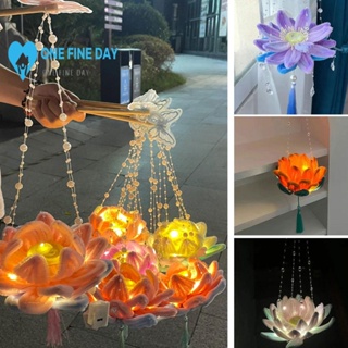 โคมไฟ รูปดอกบัว แบบเกลียว สําหรับตกแต่งเทศกาลฤดูใบไม้ร่วง DIY L6Y7