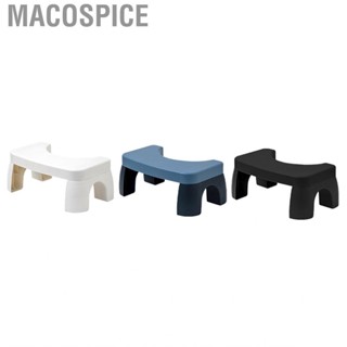 Macospice Squatting Toilet Foot Stool  Prevent Slip Sturdy PP High Stability for Travel