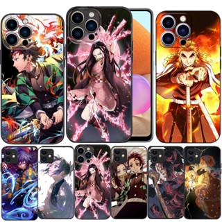 เคสโทรศัพท์ซิลิโคน TPU แบบนิ่ม ลายการ์ตูนอนิเมะ Demon Slayer Tokitou Muichirou กันกระแทก สีดํา สําหรับ Infinix Note 10 11 12 Pro 11S G96 Note12G96