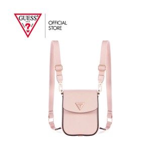 GUESS กระเป๋าสะพายผู้หญิง รุ่น VG898381 BRYNLEE MINI CONVRTBL BACKPACK สีชมพู