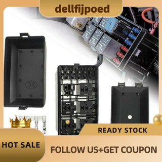 【dellfijpoed】กล่องฟิวส์รีเลย์ 5 ฟิวส์ 6 รีเลย์บล็อก 12V สําหรับรถยนต์