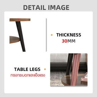 GlobalHouse DELICATO โต๊ะกลาง รุ่น COMBINE-02 ขนาด 55x100x38 ซม. สีวอลนัท สินค้าของแท้คุณภาพดี