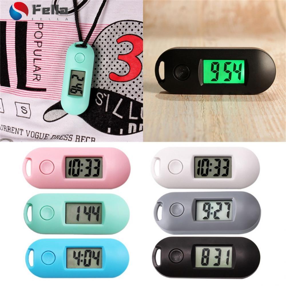 นาฬิกาดิจิทัลอิเล็กทรอนิกส์ หน้าจอ LCD ขนาดเล็ก แบบพกพา เสียงเงียบ สําหรับนักเรียน