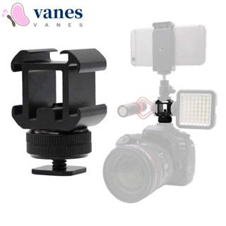 Vanes1 ขาตั้งกล้องสามขา แบบสกรูคู่ สําหรับกล้อง DSLR ไฟแฟลช LED ไมโครโฟน วิดีโอ มอนิเตอร์