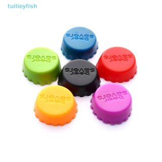 【tuilieyfish】จุกปิดขวดเบียร์ โซดา ซิลิโคน ใช้ซ้ําได้ 6 ชิ้น ต่อชุด【IH】