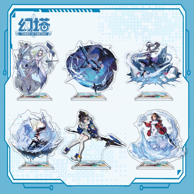 Standee Tower of Fantasy ขาตั้งอะคริลิค Alyss Saki Fuwa Yulan รูปแสดง
