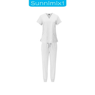 [Sunnimix1] ชุดยูนิฟอร์มพยาบาล แบบนิ่ม ใส่สบาย สําหรับหมอ และพยาบาล