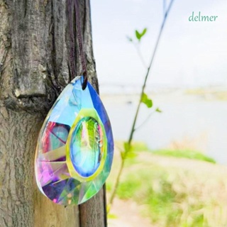 Delmer โมบายจับแสงแดด AB สีรุ้ง คุณภาพสูง สําหรับตกแต่งบ้าน หน้าต่าง รถยนต์ งานแต่งงาน