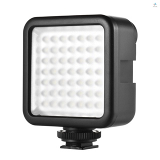 {tyth} Andoer W49 Mini Interlock Camera LED Panel Light Dimmable Camcorder Video Lighting With Shoe Mount Adapter for Canon   A7 DSLR