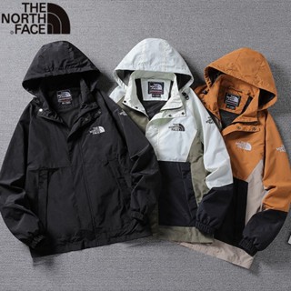 Thenorthface เสื้อแจ็กเก็ต เสื้อกีฬา กันลม มีฮู้ด ถอดออกได้ กันน้ํา ระบายอากาศ แนวสตรีท เหมาะกับทุกเพศ